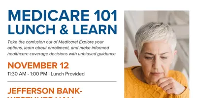 Medicare 101 Lunch & Learn event hosted by Jefferson Bank