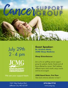JCMG Cancer Support Group