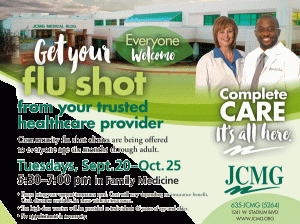 JCMG flu shot clinic