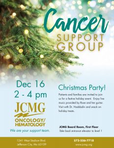 JCMG Cancer Support Flier